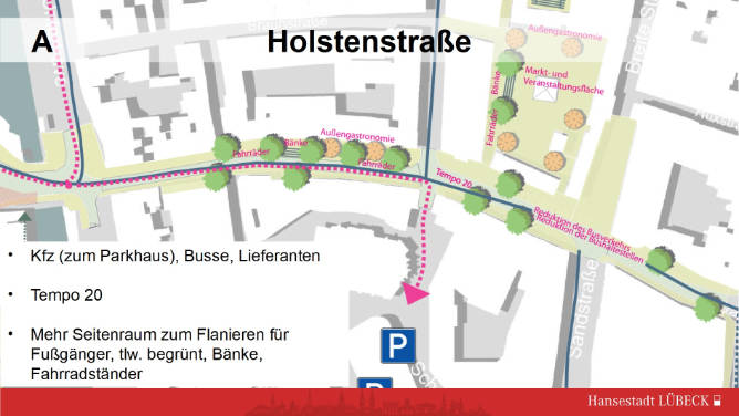 Holstenstraße Variante A
